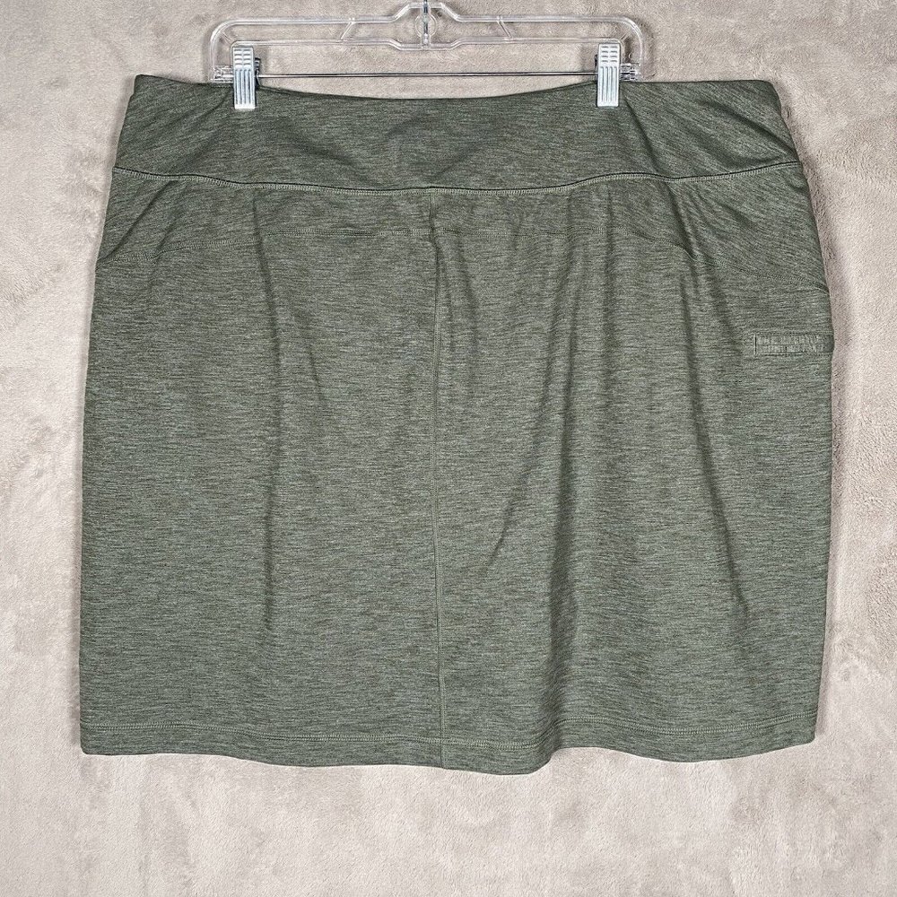 Duluth NoGa Skort UPF 50 Pockets Green Outdoor Hiking Stretch Skirt - Picture 2 of 10